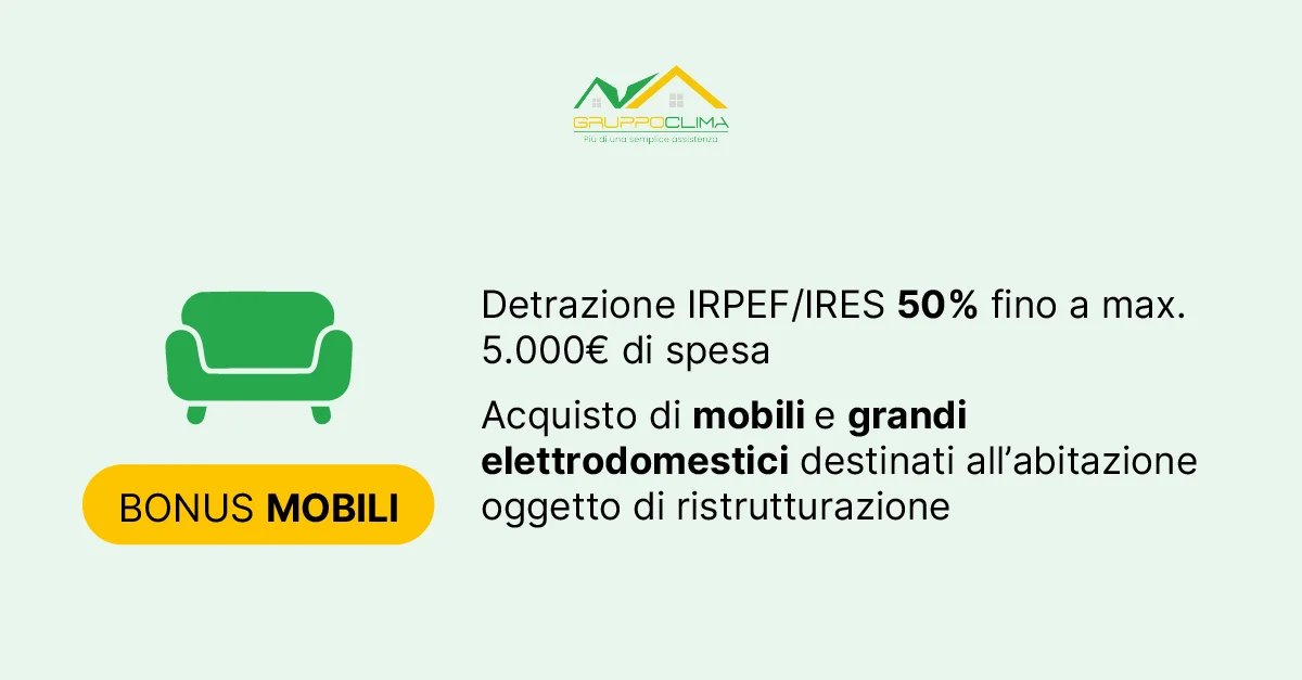 Bonus mobili - Gruppo Clima